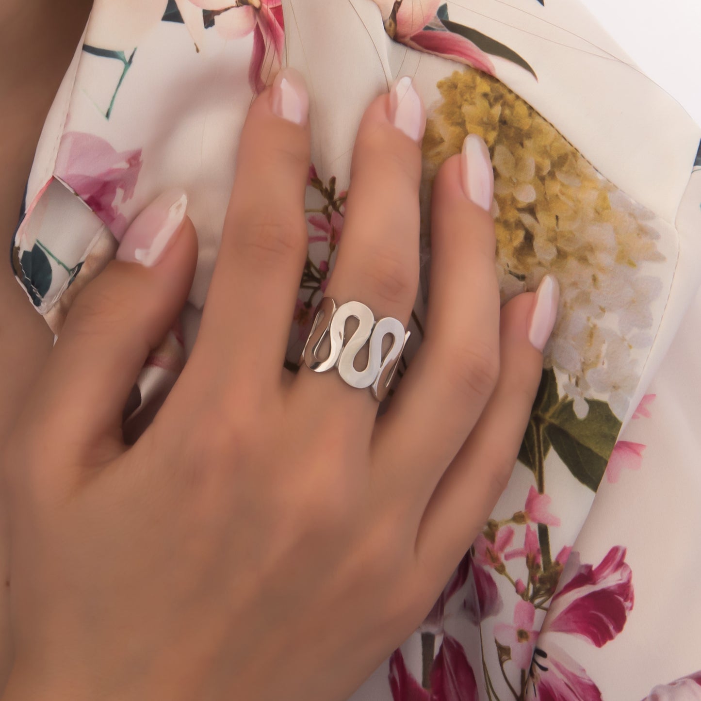 Silver Full Eternity Ring