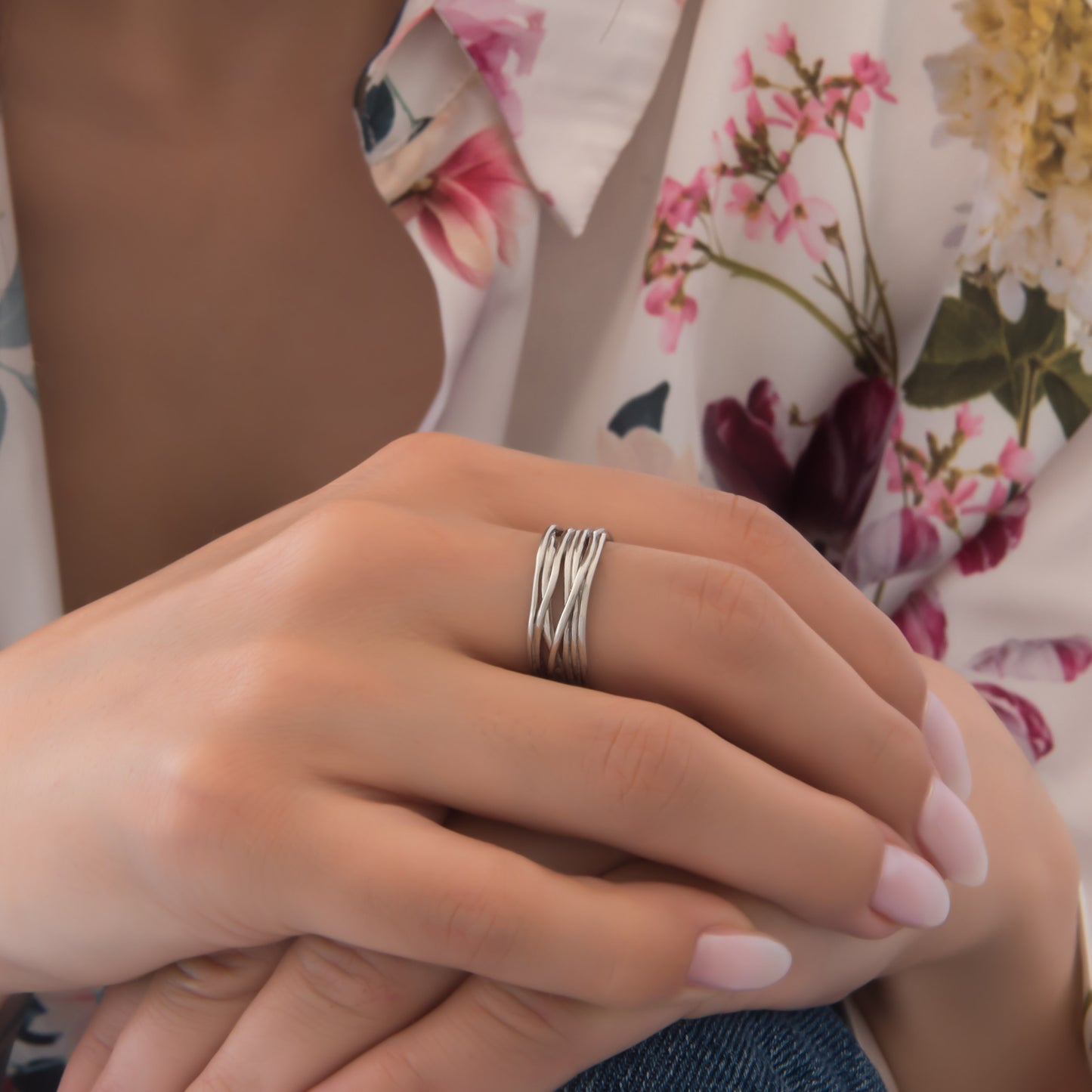 Silver Dome Statement Ring