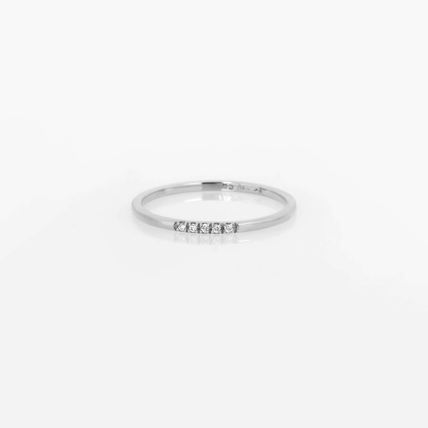 Diamond Dainty Ring 1.2mm