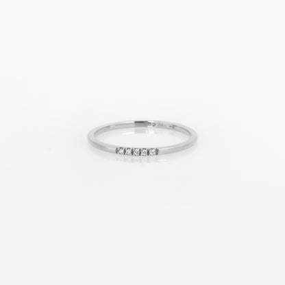Diamond Dainty Ring 1.2mm