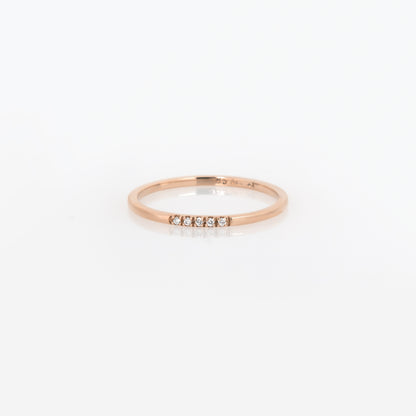 Diamond Dainty Ring 1.2mm