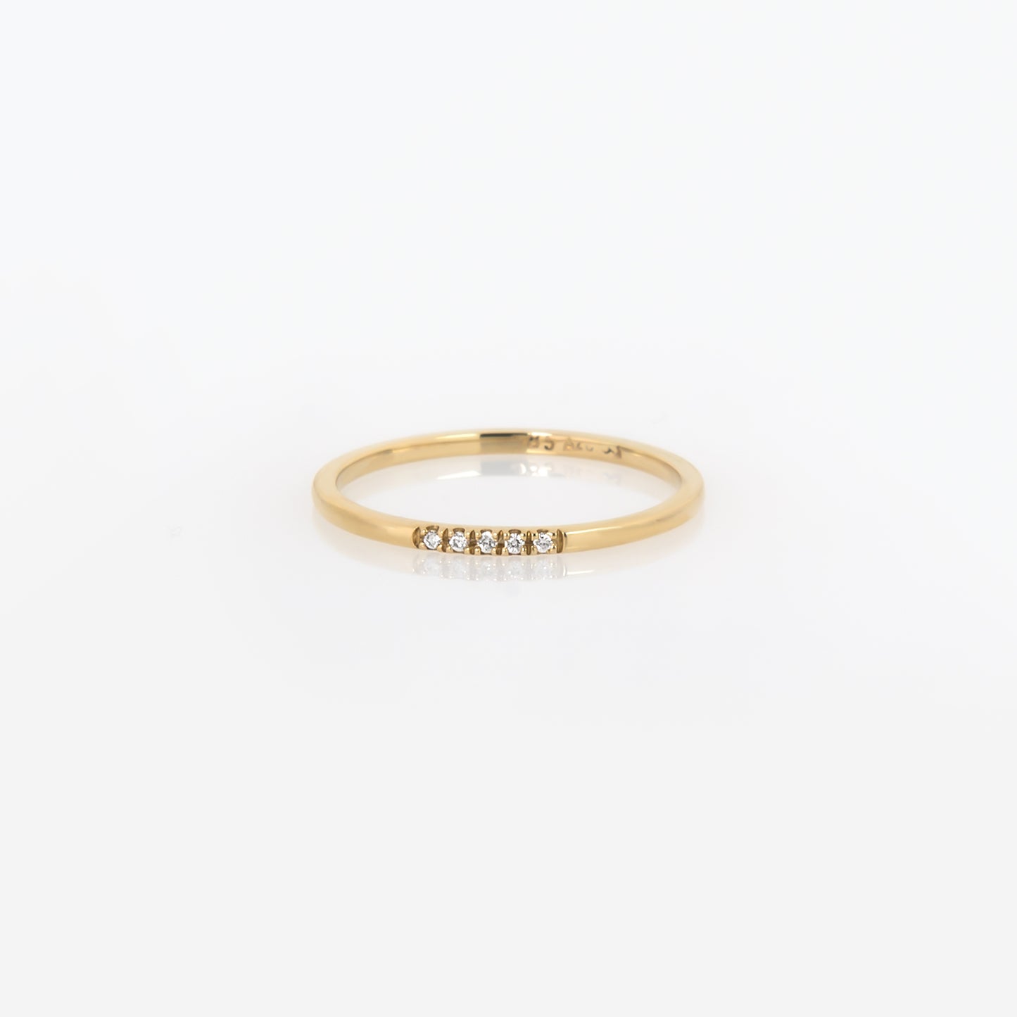 Diamond Dainty Ring 1.2mm