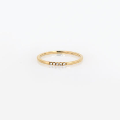 Diamond Dainty Ring 1.2mm