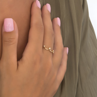 Crown Dainty Ring