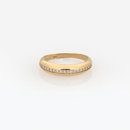 Dome Sparkle Line Ring