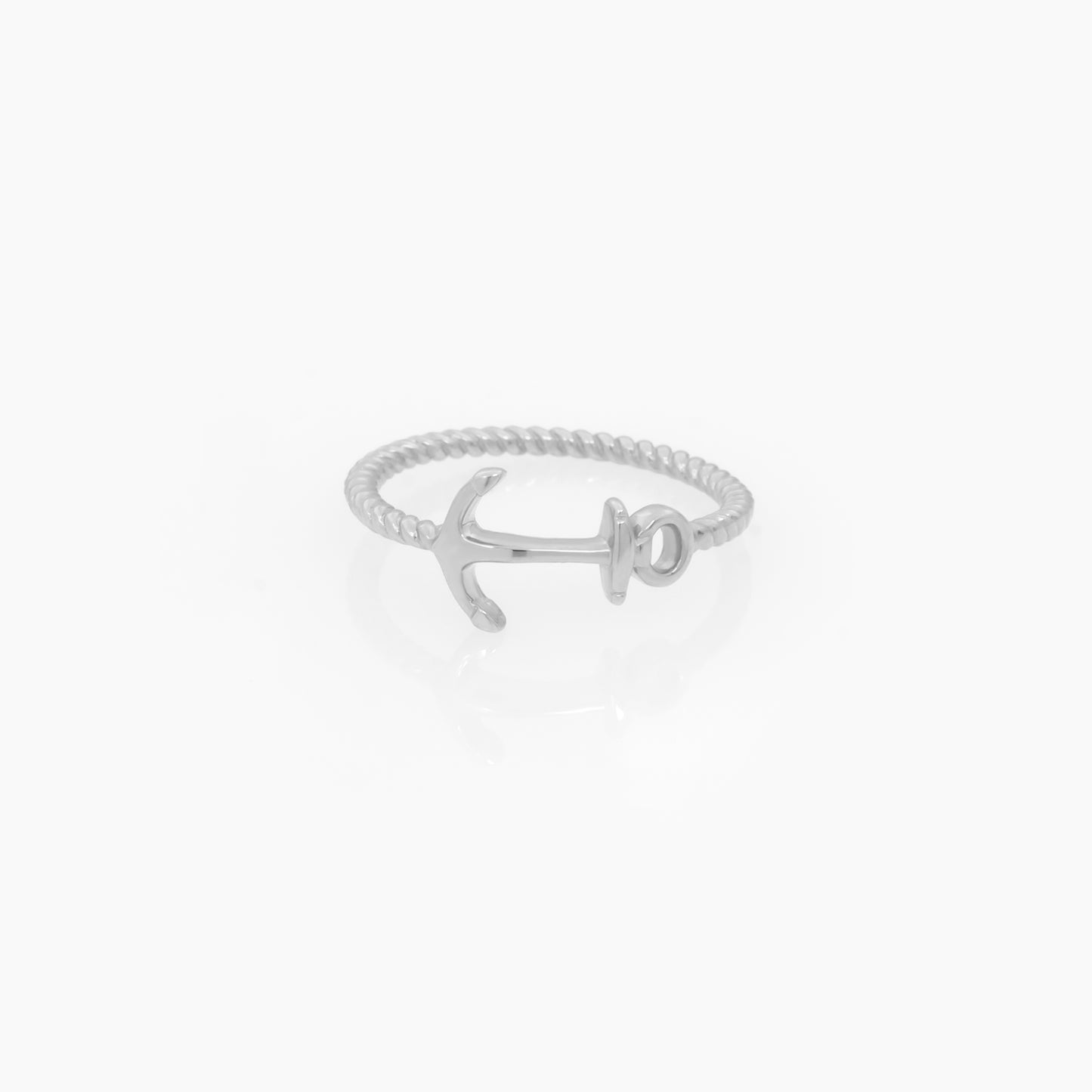 Textured Band Anchor Ring