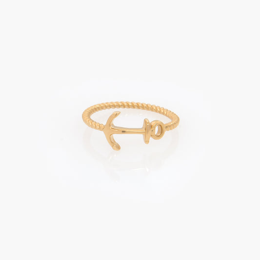 Textured Band Anchor Ring
