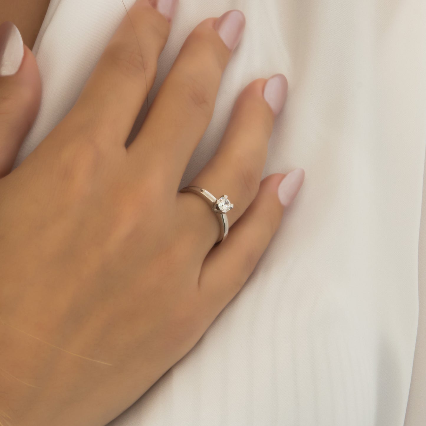 Timeless Solitaire Promise Ring
