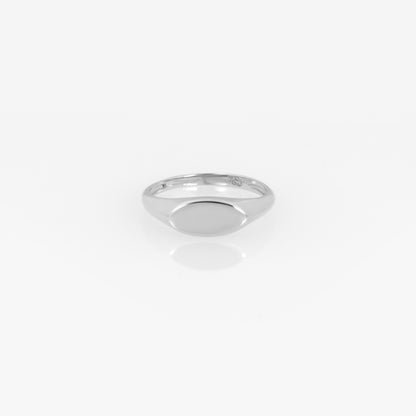 Personalized Signet Oval Ring