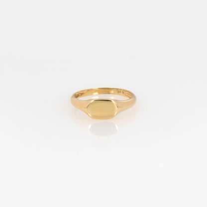 Personalized Signet Square Ring