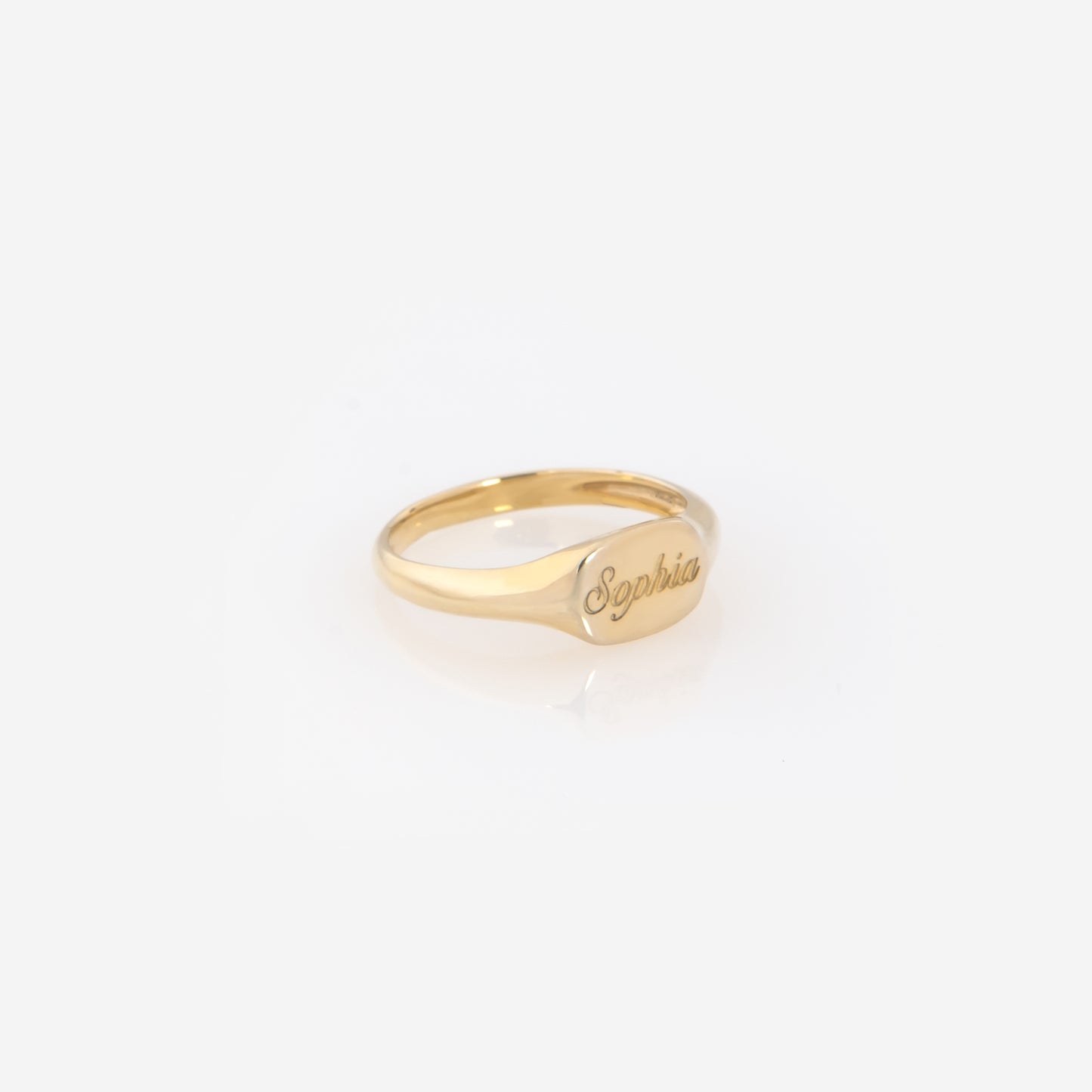 Personalized Signet Square Ring