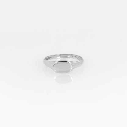 Personalized Signet Square Ring