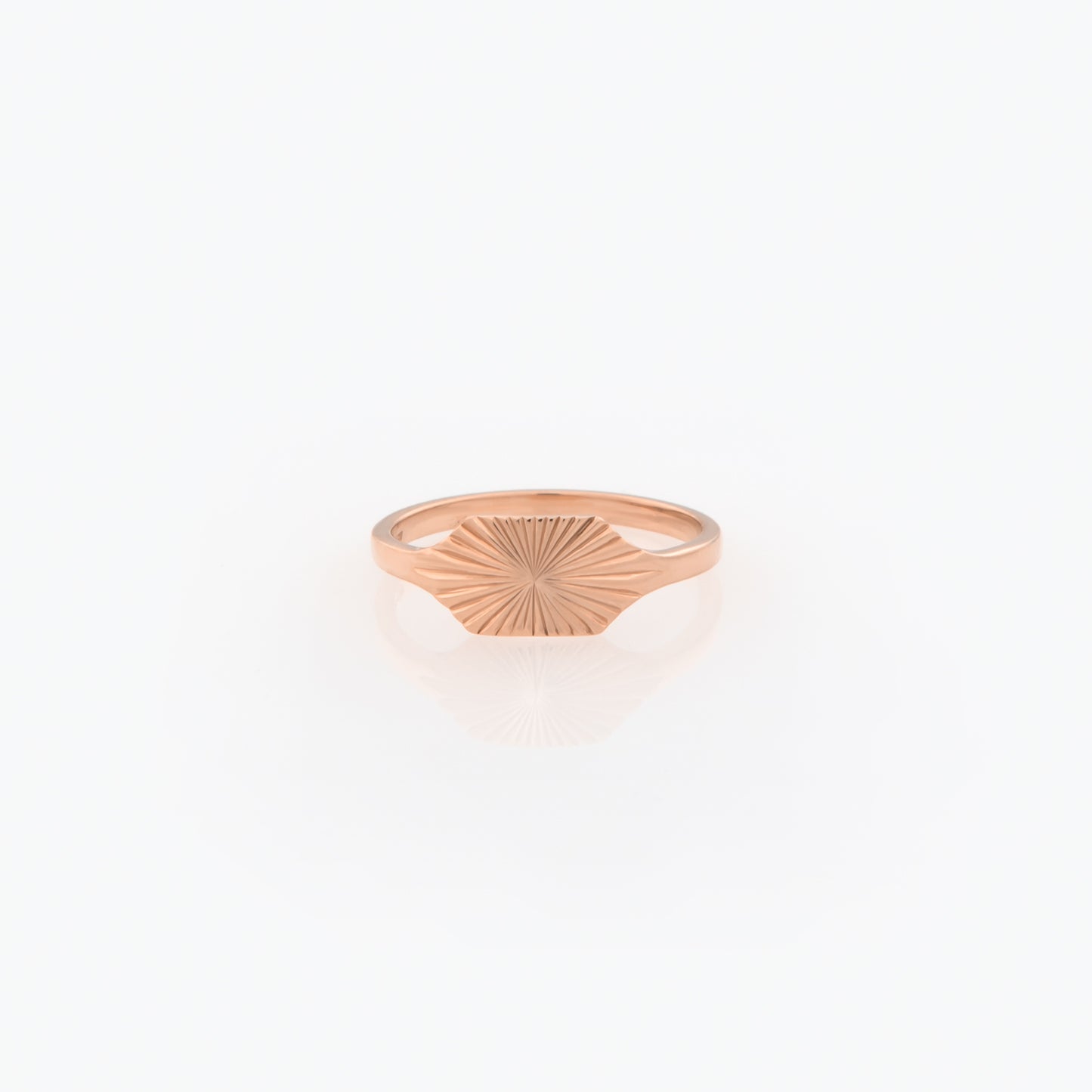 Sunburst Signet Ring