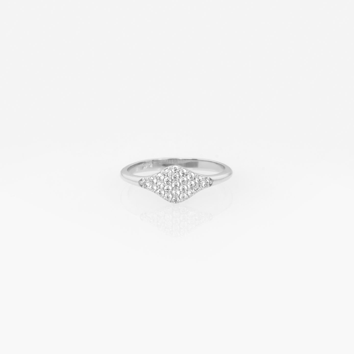 Gold Pavé Dome Ring