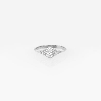 Gold Pavé Dome Ring