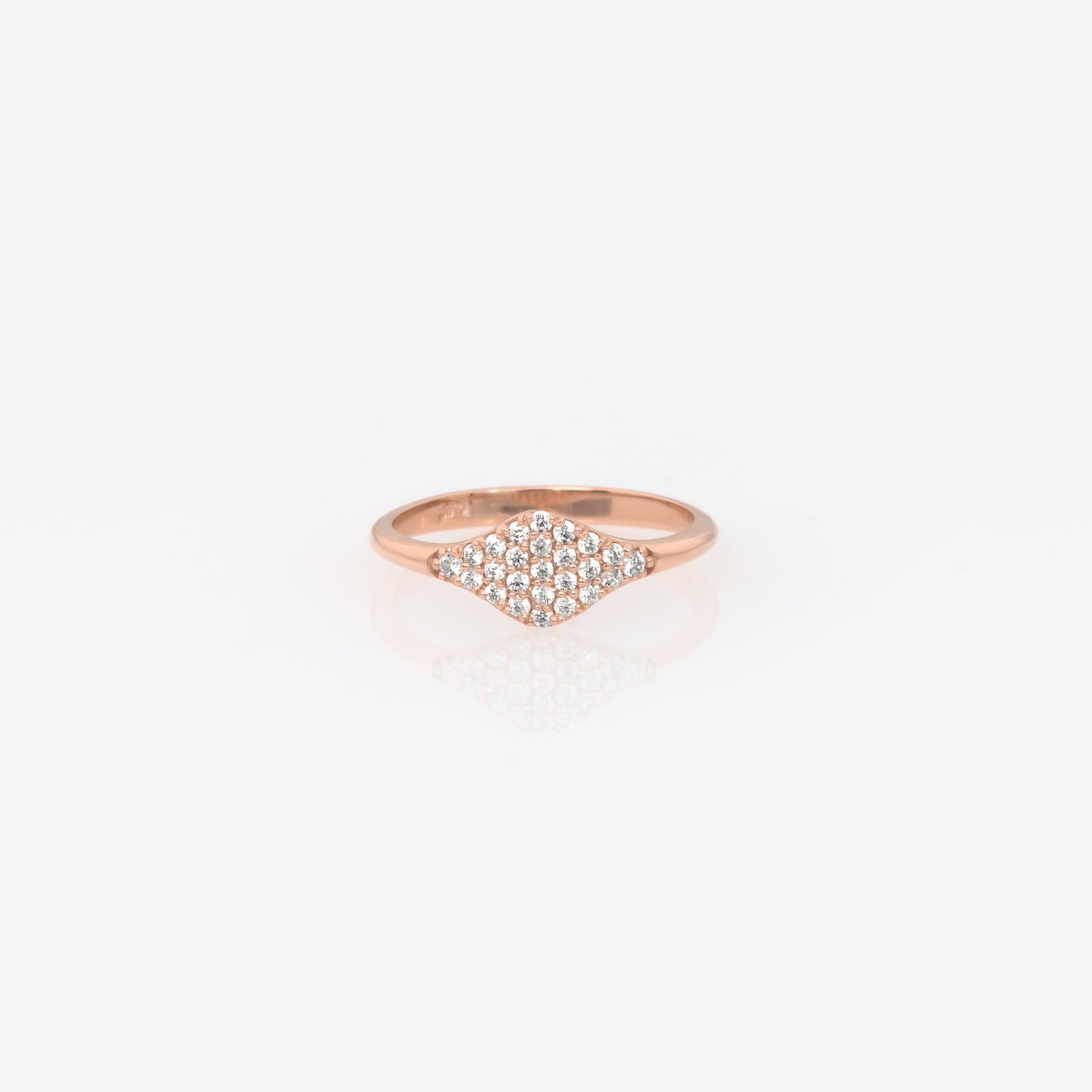 Gold Pavé Dome Ring
