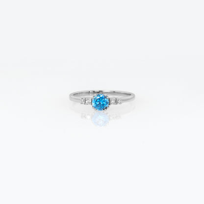 Personalized Solitaire Birthstone Ring