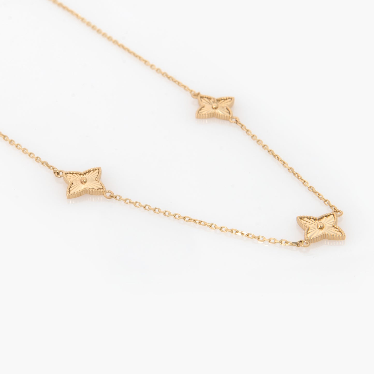 Diamond Cut Milgrain Star Set