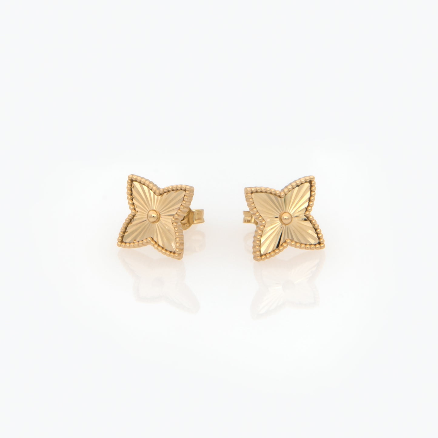 Diamond Cut Milgrain Star Set