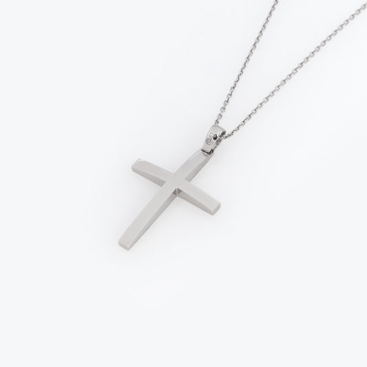 Dainty Plain Gold Cross