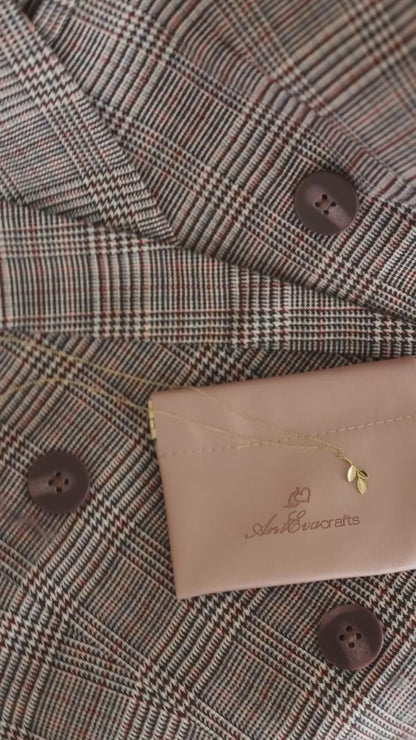 Olive Leaf Gold Necklace