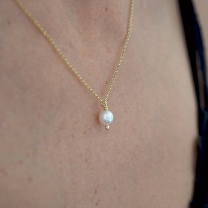 Pearl Backdrop Necklace