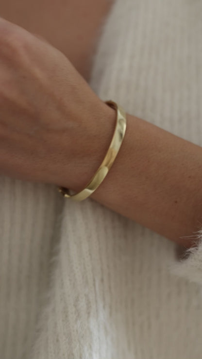 Plain Hinged Bangle 6mm