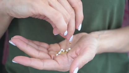 By The Yard Pearls Chain Necklace