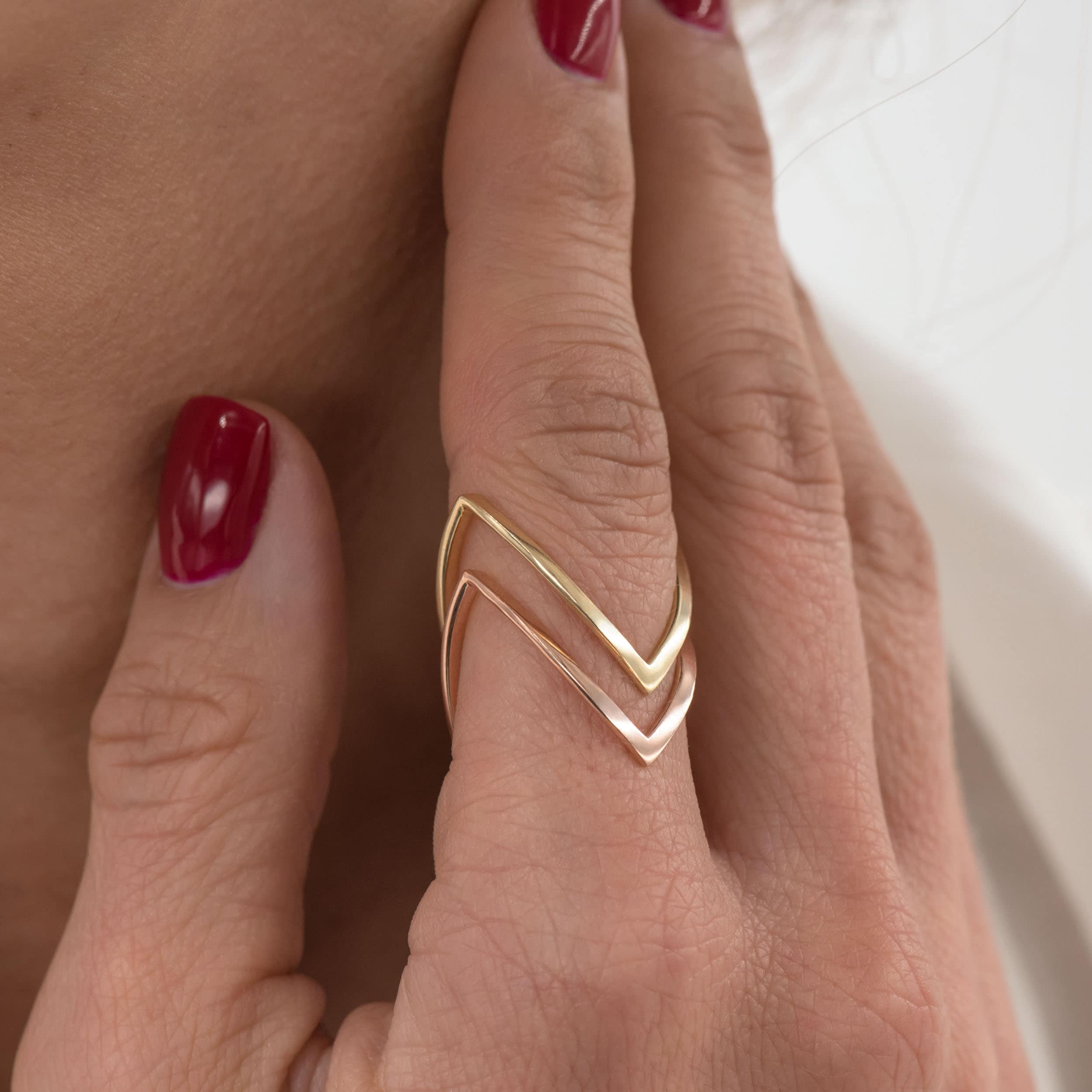 Initial Ring Gold V | Akraft Jewels-demhanvico.com.vn